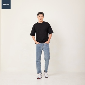 Hàng Hot 2023 Áo Thun Nam Ngoại Cỡ In Logo OEM Tùy Chỉnh 100% Cotton Vải Chất Liệu Cao Cấp MOQ Thấp - Product Image 3