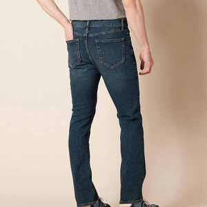 Three International Best Quality Men's Denim <b>Jeans</b> Casual Regular Fit Mid Waist Straight Pants Breathable Summer Chemical Wash - Product Image 1