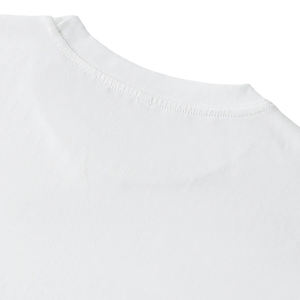 T-shirt Oversize Coupe Boxy Personnalisé Streetwear Coton Premium Homme 200g Manches Courtes Teint Uni Tricoté Uni Style Collège - Product Image 4