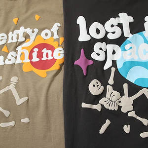 Camiseta con Estampado Puff de Estilo Único 2026, Camiseta con Estampado Puff de Moda Urbana Más Vendida, Precio al por Mayor, Camiseta con Estampado Puff para Hombre - Product Image 5