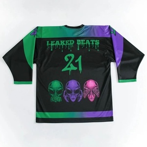 Maillot de Hockey sur glace imprimé meilleure qualité en gros personnalisé dégradé couleur Sublimation maillot de Hockey sur glace uniforme pour adultes jeunes - Product Image 2