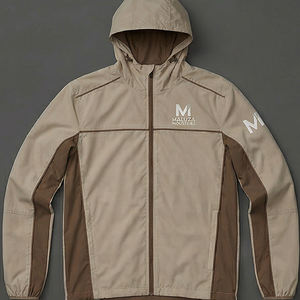 Chaqueta Cortavientos de Invierno con Capucha Reflectante de Alta Visibilidad, Chaqueta de Ciclismo Impermeable con Recubrimiento Neón que Brilla en la Oscuridad - Product Image 1