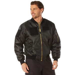 Men's Embroidered <b>Pilot</b> Bomber <b>Jacket</b> – Olive Green Flight <b>Jacket</b> with with Patches for Autumn Casual Wear MA-1 Flight <b>Jacket</b> - Product Image 2