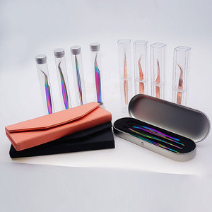 Pinzas para Pestañas de Acero Inoxidable de Alta Calidad y Duraderas con Logotipo Personalizado para Salón y Uso Diario, Cuidado de Belleza - Product Image 5