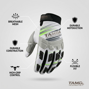 Gants de VTT et de motocross avec logo personnalisé – OEM, paume antidérapante |   Tissu respirant, vente en gros, directement de l'usine - Product Image 5