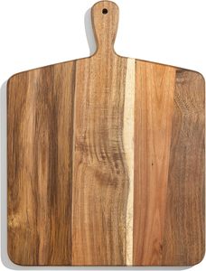 Wood Cutting Board/Chopping Board with Handle for Meat,Cheese Board,<b>Vegetables</b>, Bread, and Charcuterie, Decorative Wooden Servin - Product Image 5