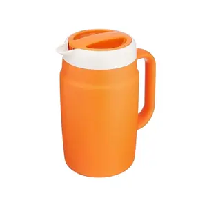 Jarra de agua de doble pared para uso en fiestas, jarra de plástico con aislamiento de 1,7 litros, precio más bajo