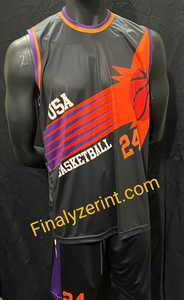 Customized Basketball Kit Team Club Basket Ball New Design Basketball Uniform with Low Moq Breathable Custom Logo - Product Image 3
