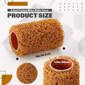 Set di 3 Rulli per Pittura Testurizzata da 4 Pollici, Marrone, per Pareti e Soffitti Popcorn, Miglioramento Domestico - Product Image 3