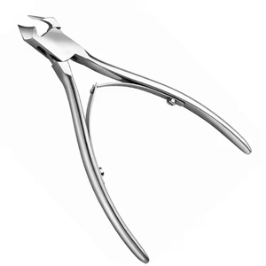 Alicate curvo de acero inoxidable de alta calidad con mango largo, cortacutículas en forma de luna para manicura y pedicura, para piel muerta y uñas. - Product Image 4