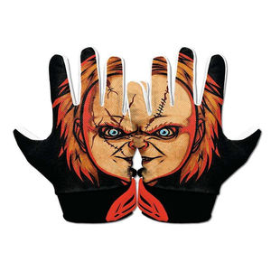 Gants de football américain personnalisés avec logo d'équipe, extensibles, adhérents, avec une meilleure prise en main, vêtements de sport, gants de football - Product Image 3