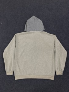 Custom Wholesale High Quality Custom Logo 400G 100% Cotton Heavyweight Fleece Blank Oversized Plus Size <b>Men's</b> Hoodies - Product Image 2