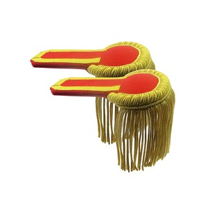 Hamza Badges OEM Imperial Gold Bullion Eco-Friendly Handmade Epaulettes Fringe Braid Wholesale Decorative Trim Wire - Product Image 6