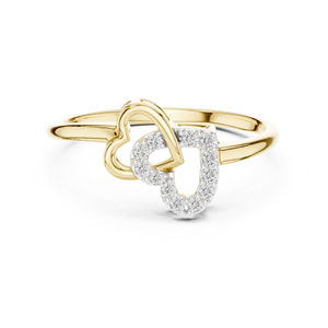 Anillo de Diamantes Cultivados en Laboratorio, Redondos, en Oro Blanco de 14K para Mujer |   Ropa de Oficina |   Diamante Cultivado Nuevo - Product Image 3