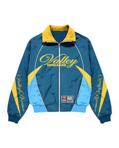 Multi Color Valley Dreams Windbreaker Jacket Shorts Set | Oversized <b>Zip</b> <b>Hooded</b> Jacket & Shorts | Streetwear Matching Set OEM - Product Image 3
