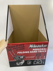 Caja de papel Kraft con logotipo personalizado reciclable ecológico Laminación mate Embalaje rígido duradero Peluca Envío Uso en supermercado - Product Image 2