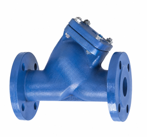 Filtro en Y de hierro fundido de 1 pulgada con extremo bridado y tapa atornillada, pantalla perforada de acero inoxidable, presión hidráulica de 370 PSIG - Product Image 3