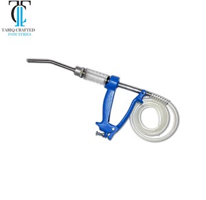Pistola de Dosificación Oral para Animales, Pistola Veterinaria para Ganado y Cerdos, Uso en Granjas, TARIQ CRAFTED INDUSTRIES TCI-DG-001, Duradera y Reutilizable - Product Image 1