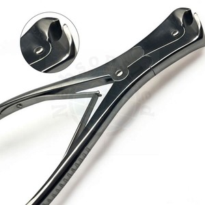 Cisaille à aiguilles et fils allemande T/C de 22 cm, instrument chirurgical orthopédique, manche plaqué or, acier inoxydable, OEM CE - Product Image 2