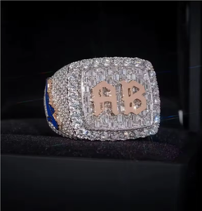 Anillo de Moissanita Unisex de Lujo Chapado en Plata de Ley 925, Diseño Clásico Solitario, Gema Brillante, para Propuesta de Matrimonio - Product Image 2