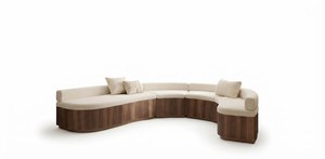 VIQ Contemporary Minimalist Corner Bench Custom Fabric <b>upholstery</b> (custom) Residential/Commercial General Use - Product Image 6