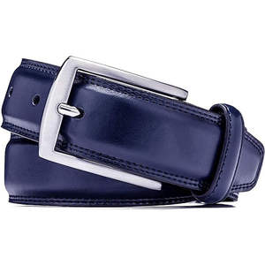 Cinturón de Cuero Genuino Vintage Resistente con Hebilla de Acero, Cinturón de Cuero de Grano Completo para Hombre, de Piel de Vaca, Impermeable - Product Image 2