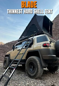 Carpa de techo ultradelgada TRAP OVERLAND de 9 cm, carpa de techo con carcasa de aluminio, muy vendida, OEM, para vehículos 4x4 todoterreno. - Product Image 4