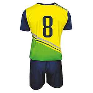 Uniforme Deportivo de Voleibol Sublimado, Transpirable, Color Neón, Alta Visibilidad, con Cintas Reflectantes, 100% Poliéster, Ajustable - Product Image 3