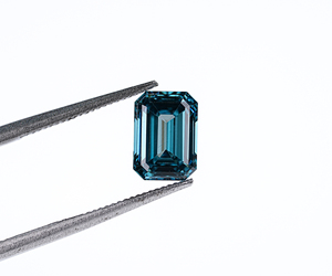 หินแฟนซีเพาะเลี้ยงในห้องปฏิบัติการ OM GEMS ขนาด 1.0 กะรัต ทรงเอเมอรัลด์ สีน้ำเงินเข้ม ความสะอาดระดับ VVS, VS1 เพชรทรงแปดเหลี่ยม CVD สำหรับเครื่องประดับ - Product Image 2