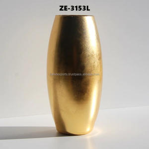 Jarrón de Mesa de Metal Cepillado de Diseño Costero de ZAHID EXPORTS para Decoración del Hogar, Centro de Mesa Floral, Florero - Product Image 4