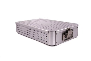 Aluminum Surgical <b>Laparoscopic</b> Laparoscope <b>Instrument</b> Tray Sterilization Box 540*250*100 mm Sterilized container CE - Product Image 2