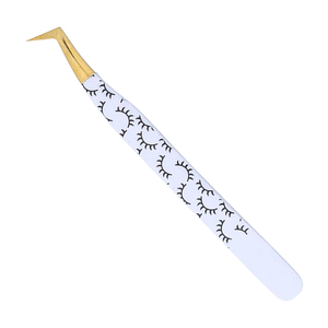 Ensemble de pinces à épiler pour extensions de cils en acier inoxydable de haute précision OEM, 4 pièces |   Pinces à cils personnalisées avec logo - Durables, prise en main parfaite, lisses - Product Image 5