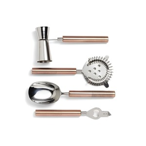 Glossy Eco-Friendly Modern Metal <b>Bar</b> <b>Tool</b> Set Crafted for Attractive <b>Bar</b> Decoration High Performance Mixology Polished Steel - Product Image 2