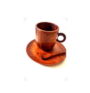 Custom Made Wooden <b>Cup</b> & Crouch Tea Set High Quality Handmade Polished Tea Serving Crafts With handle & Lowest Price - Product Image 1