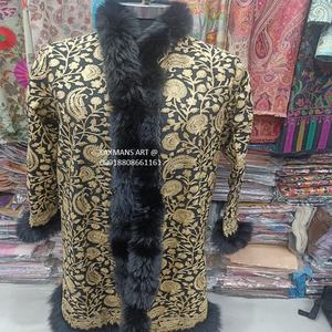 Vestes à capuche en laine avec broderie vestes d'hiver vestes pour hommes vente en gros de vestes en laine d'hiver vestes unisexes vestes en laine - Product Image 2