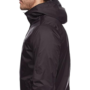 CLASSIC INVENTORS Stand Front Hooded Washed Breathable <b>Waterproof</b> Windbreaker <b>Jacket</b> Plus Size Men's <b>Winter</b> Outdoor Canvas 100 - Product Image 2