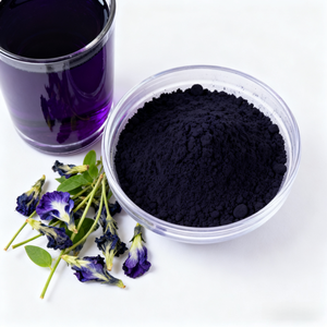 Poudre de fleurs de Pigeonwings naturelles d'Asie, Matcha bleu, qualité supérieure, 100g en sachet, provenance usine du Vietnam, commande en gros - Product Image 1