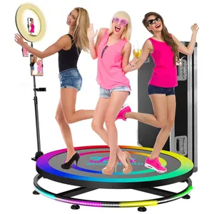 2024 360 Photo Booth Accessories Camera Spin 360 Degreeportable 360 Video Booth 360 Spinner