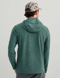 Sweat à capuche de pêche à séchage rapide, léger, anti-humidité, manches longues, polyester, logo personnalisé, pour hommes - Product Image 5