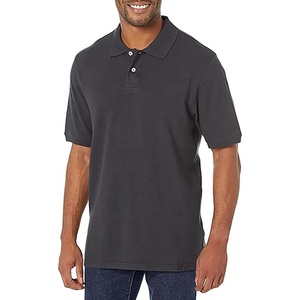 Men's New Design Casual Work T Shirts Quick Dry 100% Cotton Imported <b>3</b> Buttons Short Sleeve for Polo Shirts - Product Image 1