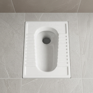 Vistaar European Style <b>Ceramic</b> Squatting <b>Pan</b> Orissa <b>Pan</b> WC Toilet Commode For Yemen Gulf Jordan Africa Export Market - Product Image 2