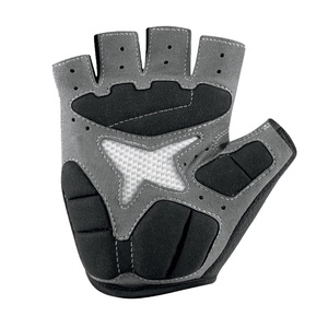 Guantes de Ciclismo de Medio Dedo ATTIRELY SPORTS, Transpirables, Recubiertos de Poliéster y Poliuretano, Unisex, Gris y Negro, con Cierre de Gancho y Bucle - Product Image 6