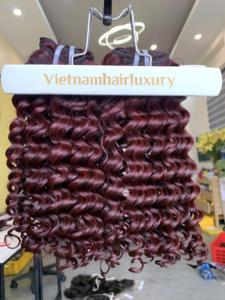 Vietnamita 100% sin procesar rizado Jerry Curl Remy Hair el estilo en cabello humano - Product Image 4