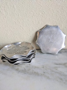 ชุดที่รองแก้วโลหะ,สำหรับรองแก้วกาแฟดอกไม้ชบาราคาต่ำ - Product Image 5