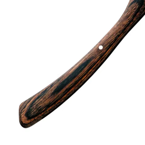 Navaja de Afeitar Profesional Curva y Recta para Hombre, Mango de Madera, Diseño de Araña, Limpieza Facial, Hoja de Acero Inoxidable Grado A+ - Product Image 4