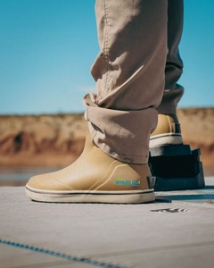 Bottes <span class=keywords><strong>de</strong></span> pont imperméables unisexes <span class=keywords><strong>de</strong></span> 6 pouces avec doublure respirante et antidérapante, bottes <span class=keywords><strong>de</strong></span> pluie à <span class=keywords><strong>la</strong></span> cheville en caoutchouc injecté en néoprène pour <span class=keywords><strong>la</strong></span> pêche et <span class=keywords><strong>la</strong></span> navigation <span class=keywords><strong>de</strong></span> plaisance - Product Image 6