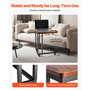 Nuovo Supporto per Laptop a Forma di C con Telaio in Metallo e Ruote - Portatile per Casa e Ufficio - Product Image 4