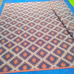 Skykilim — tapis de course pour adulte, housse de tapisserie et tabouret, en tissu dcurrie, tissée à la main, coton fin, Design personnalisé, 100% coton géométrique - Product Image 1