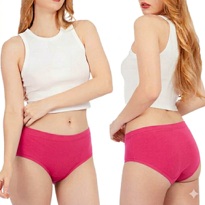 Culottes Hipster Femme Signature Fit en Maille Respirante Extensible, Coupe Moderne, Couvrance Totale, Confort Quotidien, Vente en Gros - Product Image 1