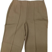 Pantalon de jogging gothique Botex pour femme, 100 % coton respirant, décontracté, avec fermeture éclair, taille mi-haute, logo satiné, couleur unie, coupe croisée, longueur complète